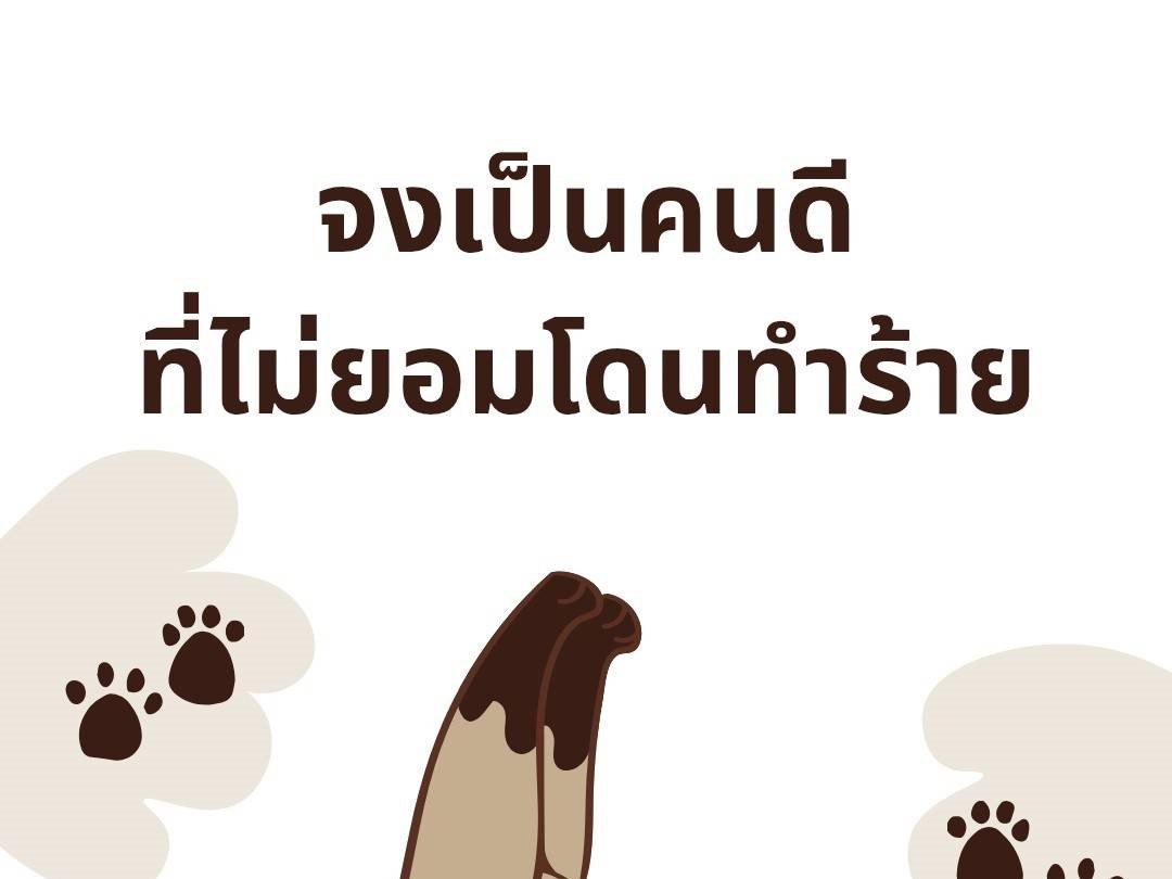 จงเป็นคนดี ที่ไม่ยอมโดนทำร้าย